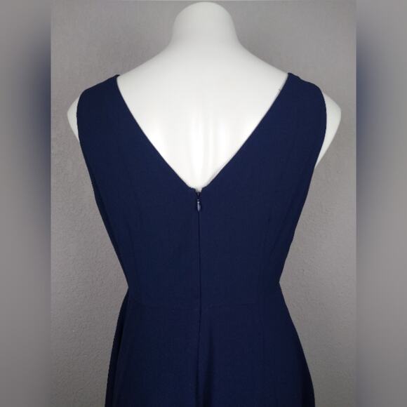 NWT Gal Meets Glam Kendra Fit & Flare Dress Navy 6 - Picture 5 of 15